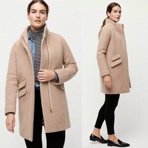 J. Crew / Cocoon Coat / Italian stadium-cloth wool / Sandstone